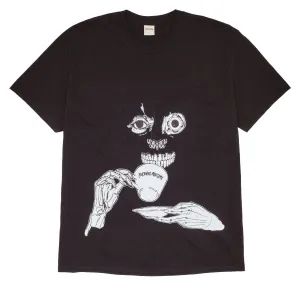 Linen Apparel Fucking Awesome Teethface T-Shirt - Black Household Cleaning