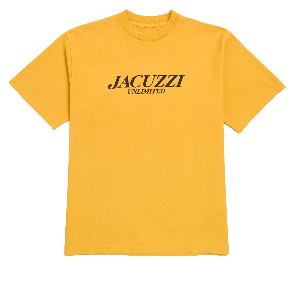 Linen Apparel Jacuzzi Unlimited Flavor T-Shirt - Golden Glow/Black Linen Apparel