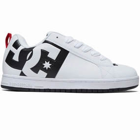 Linen Apparel DC Court Graffik SQ Shoes - White/Black/Black Men's Grooming