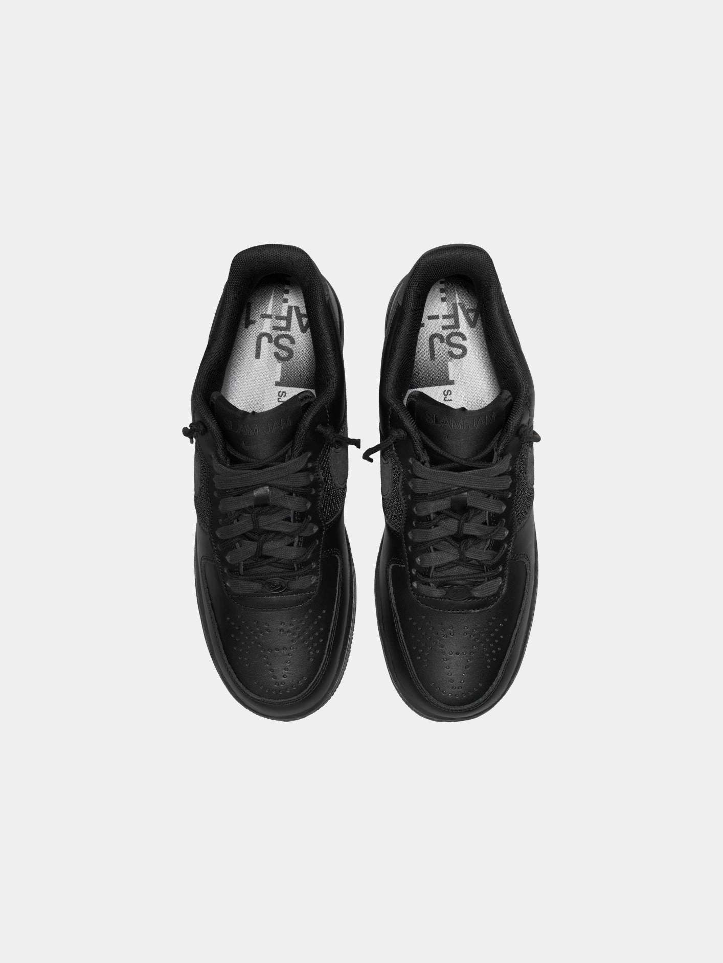 Long-Lasting Comfort Air Force 1 x Slam Jam "Black and Off-Noir"