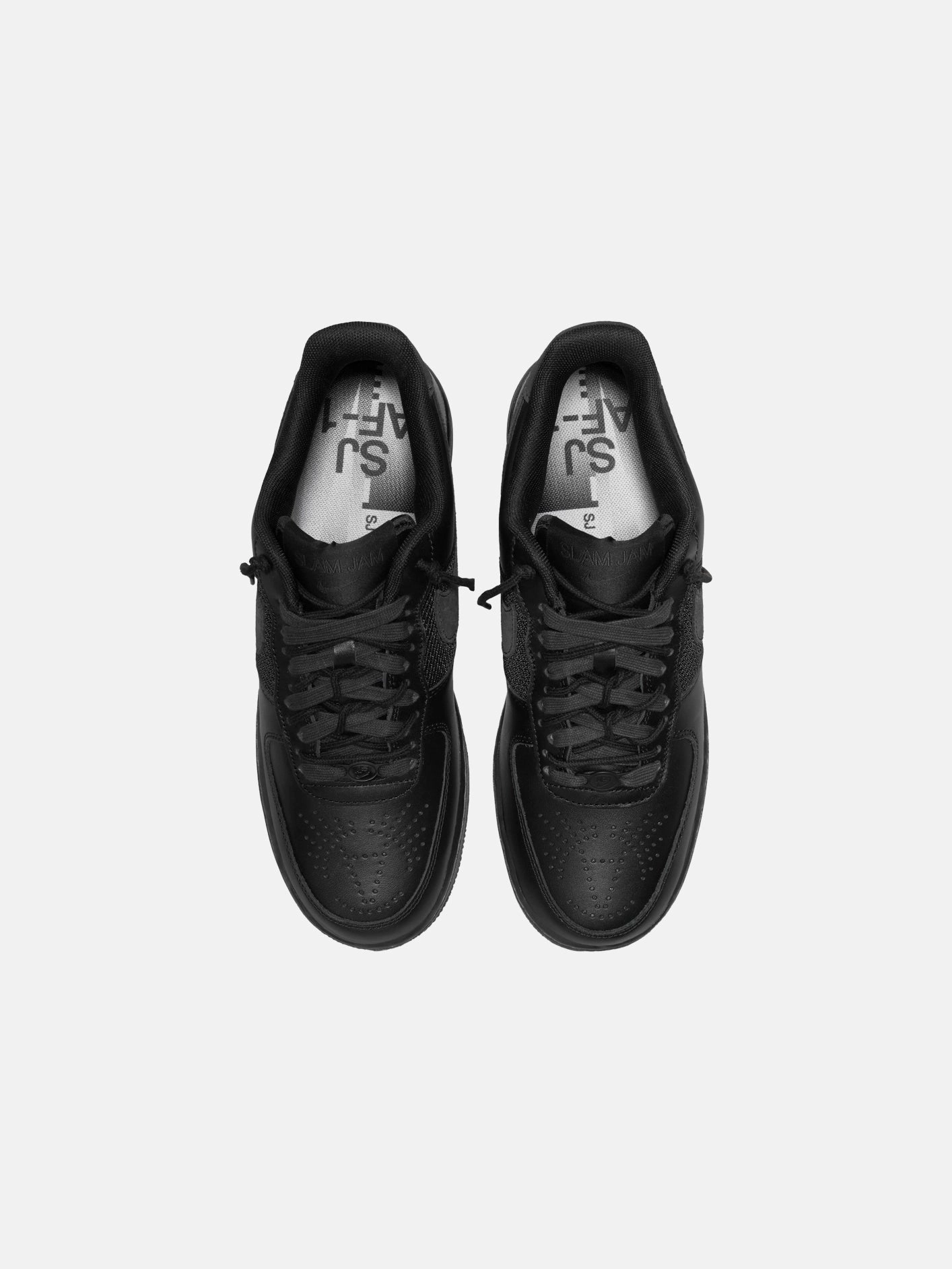 Long-Lasting Comfort Air Force 1 x Slam Jam "Black and Off-Noir"