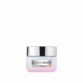 LOral Paris Glycolic Bright Glowing And Brightening Day Cream With Spf 17 To Reduce Dark Spots 50ml