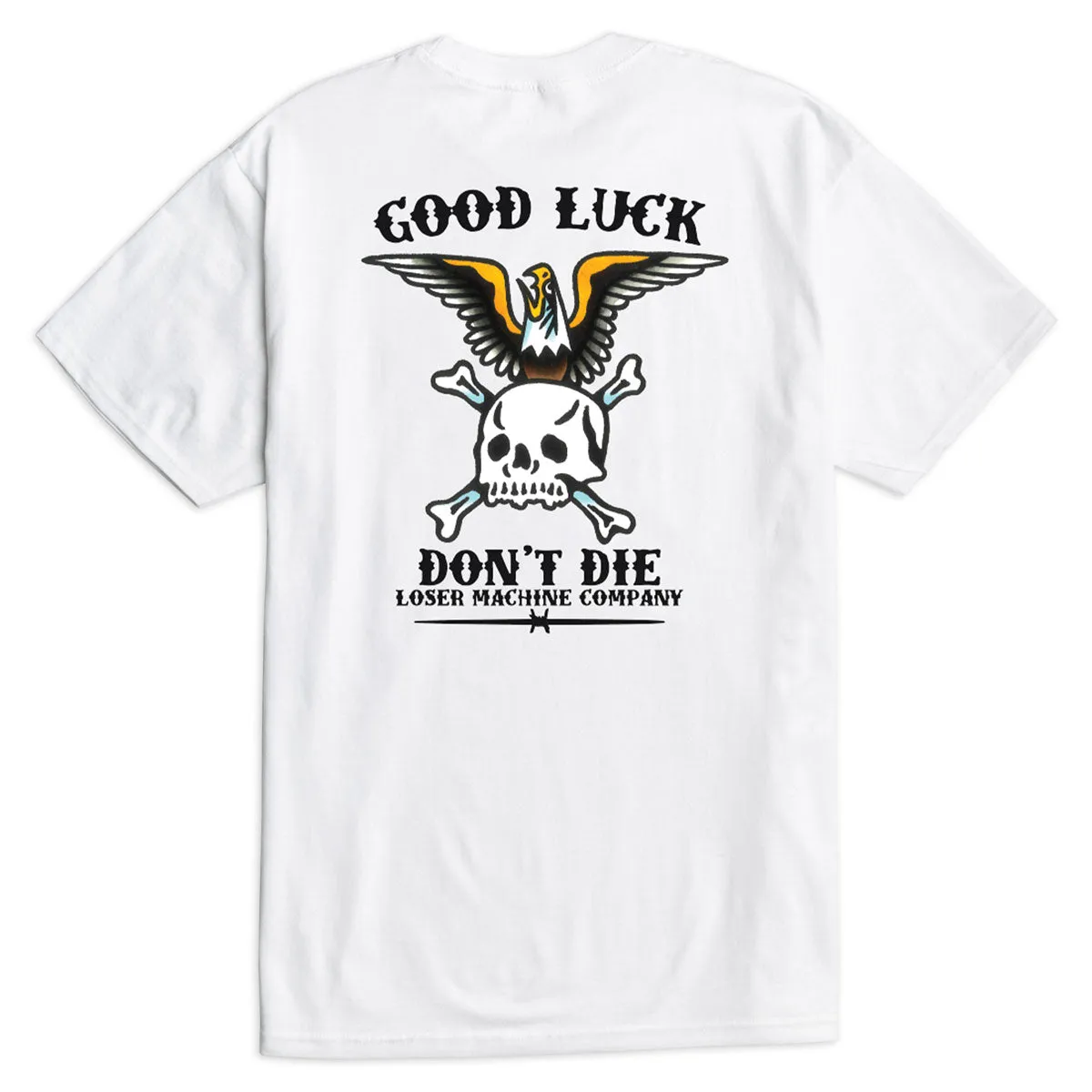 Loser Machine Hardened T-Shirt - White Lunch Boxes Free Shipping