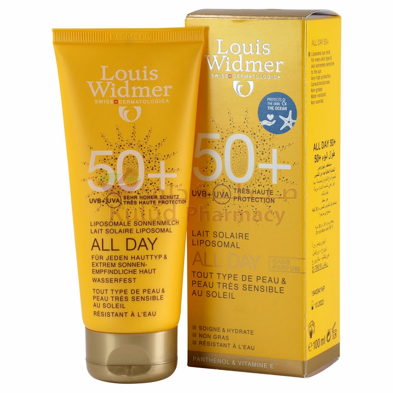 Louis Widmer All Day Spf50  Face Cream 100 ML