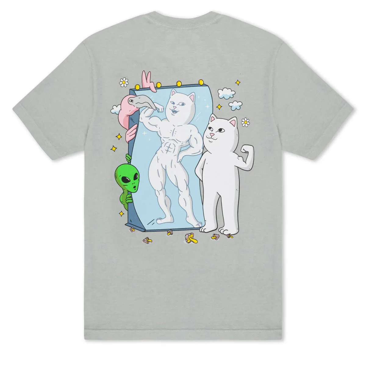 Loungewear RIPNDIP Magic Mirror T-Shirt - Grey Customizable