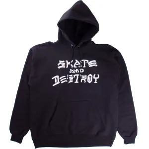 Loungewear Thrasher Skate And Destroy Hoodie - Black Learning Toys