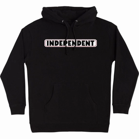 Loungewear Independent Bar Logo Hoodie - Black Apps