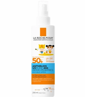 LRP Anthelios UVMune 400 Dermo Pediatrics Invisible Spray SPF50  200ML