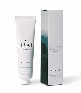 Luxe Botanics Kigelia Corrective Moisturizer - Address Blemish & Acne Prone Skin and Support Cell Regeneration - Organic Kiglelia Africana, Vitamin C & Antioxidant Rich Gel (2oz)