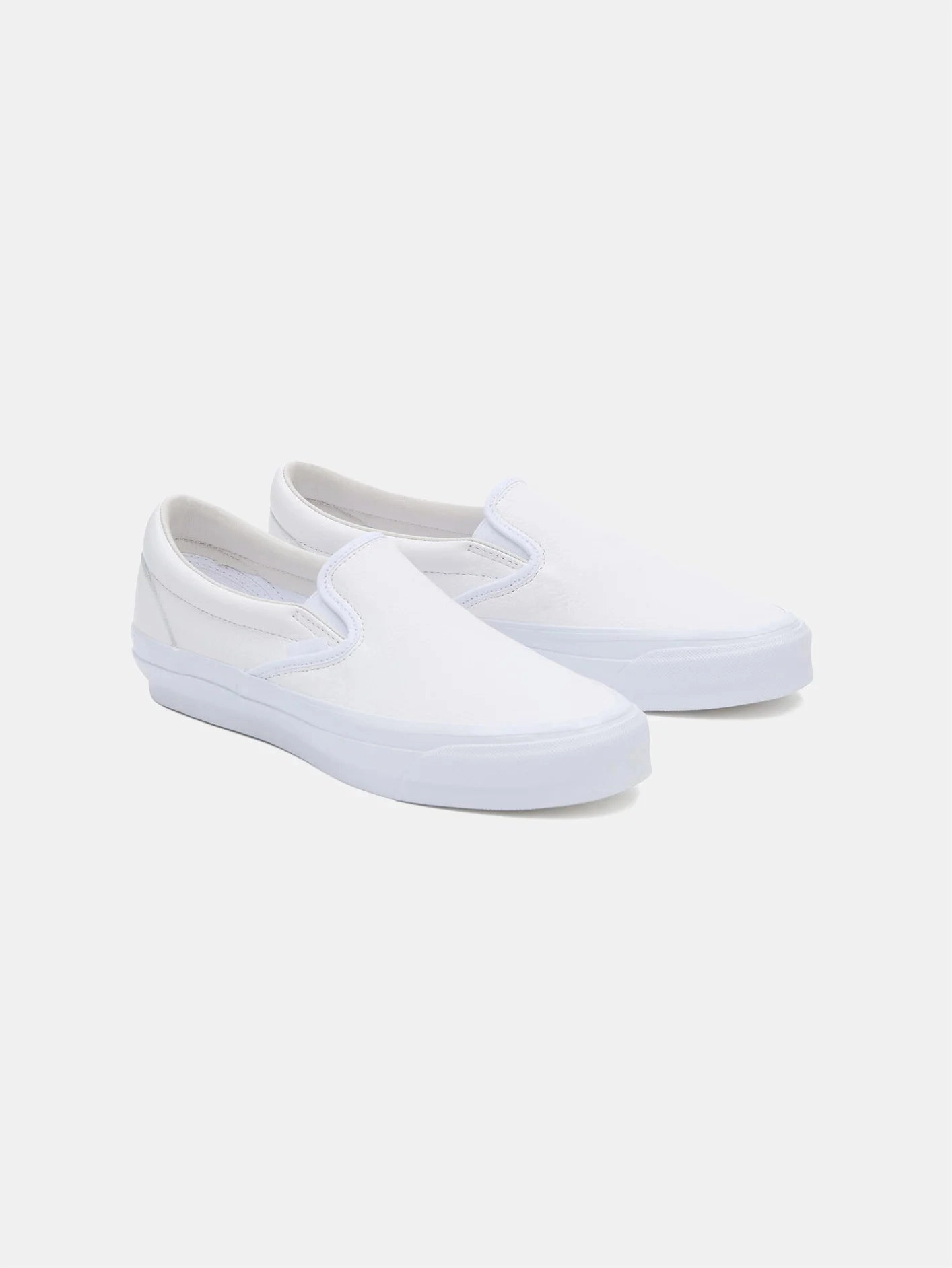 LX Slip-On Reissue 98 "White/White" Flexible Step-On Glide Comfort Layer