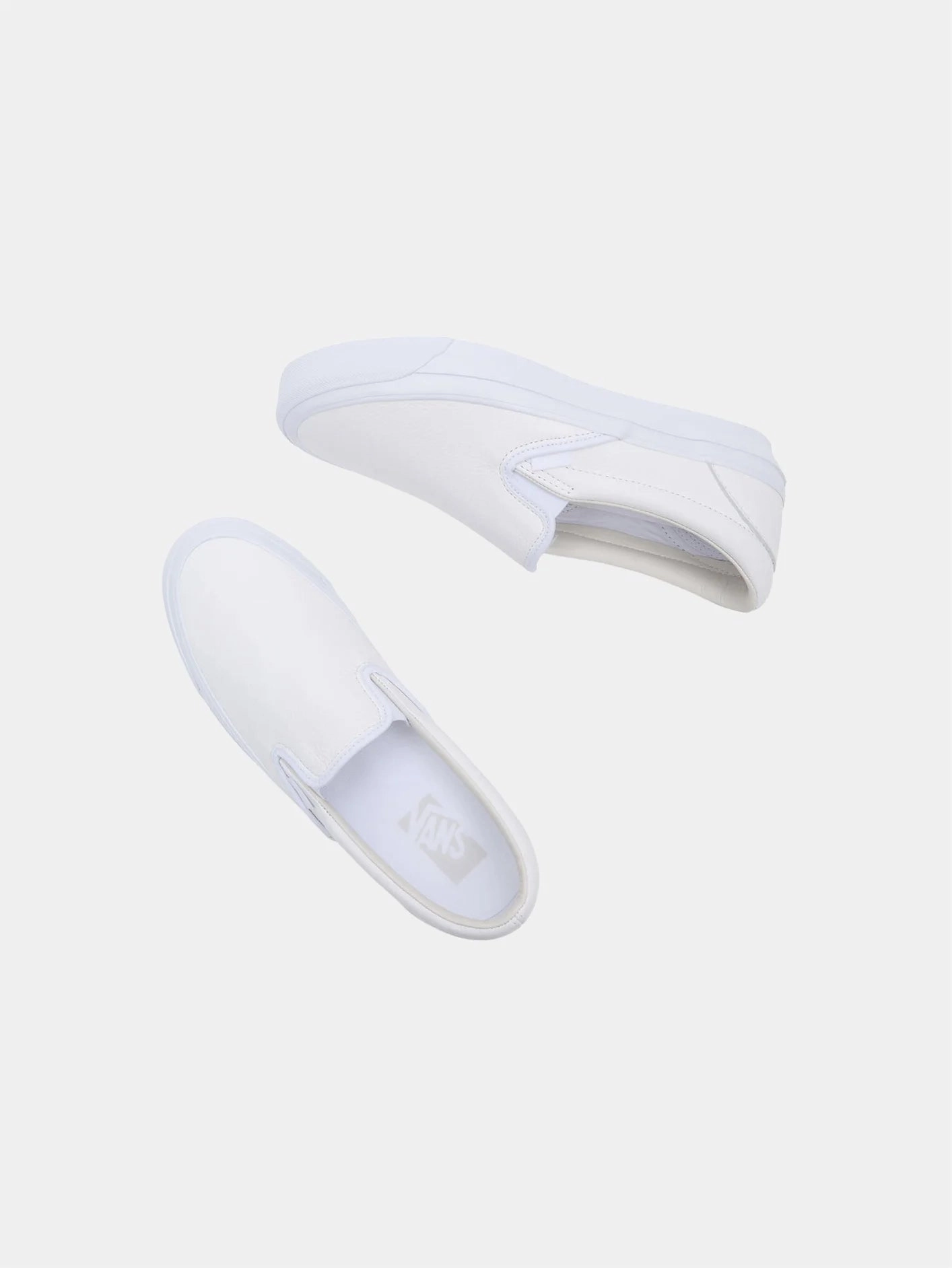 LX Slip-On Reissue 98 "White/White" Flexible Step-On Glide Comfort Layer