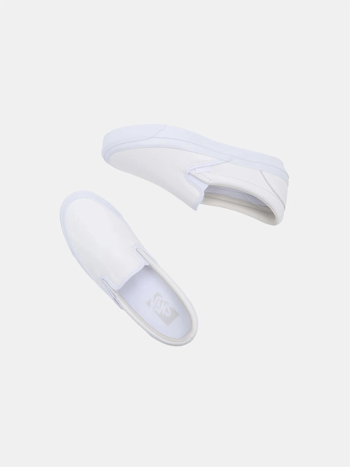 LX Slip-On Reissue 98 "White/White" Flexible Step-On Glide Comfort Layer