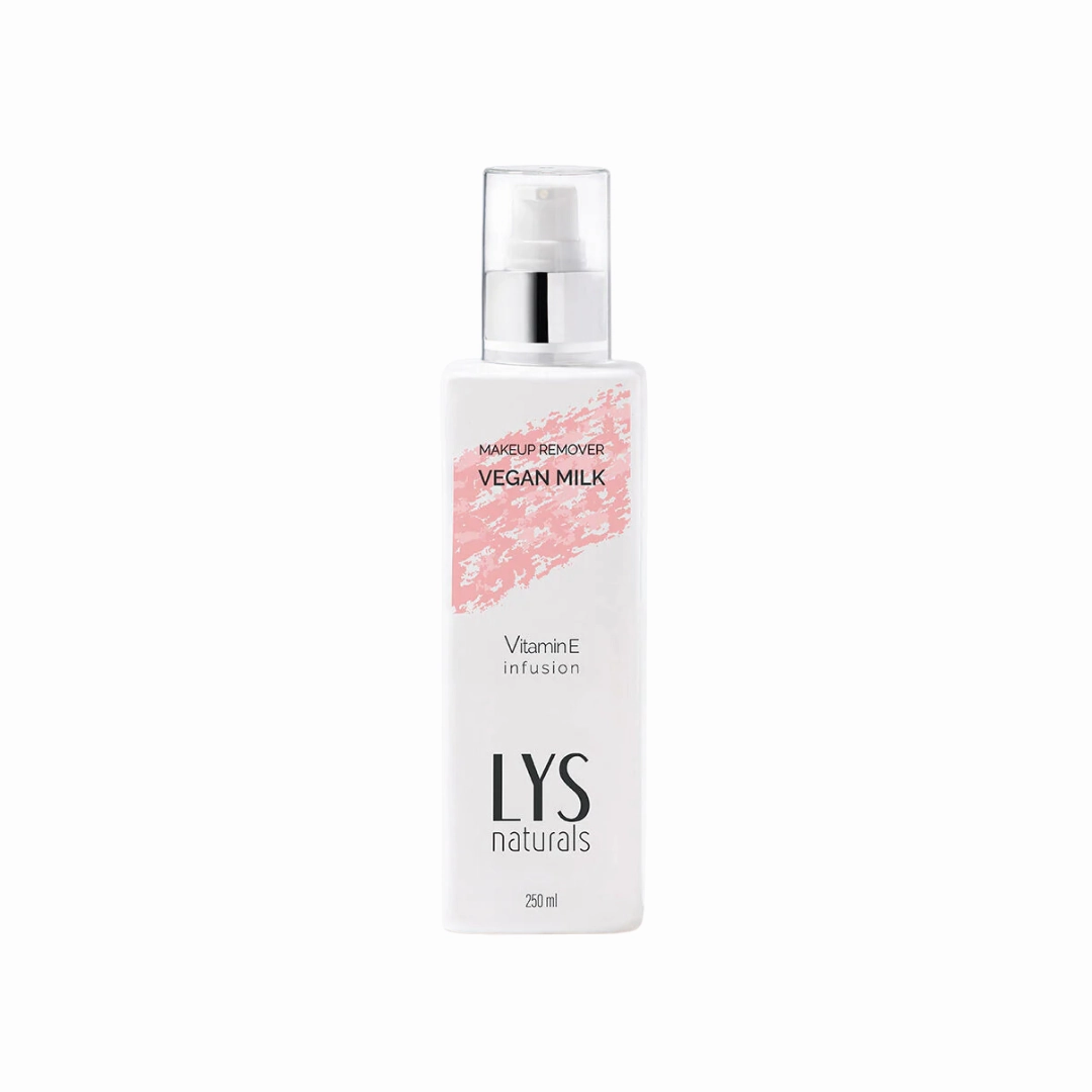 LYS Naturals Makeup Remover Vegan Milk Vitamin E Infusion 250ml