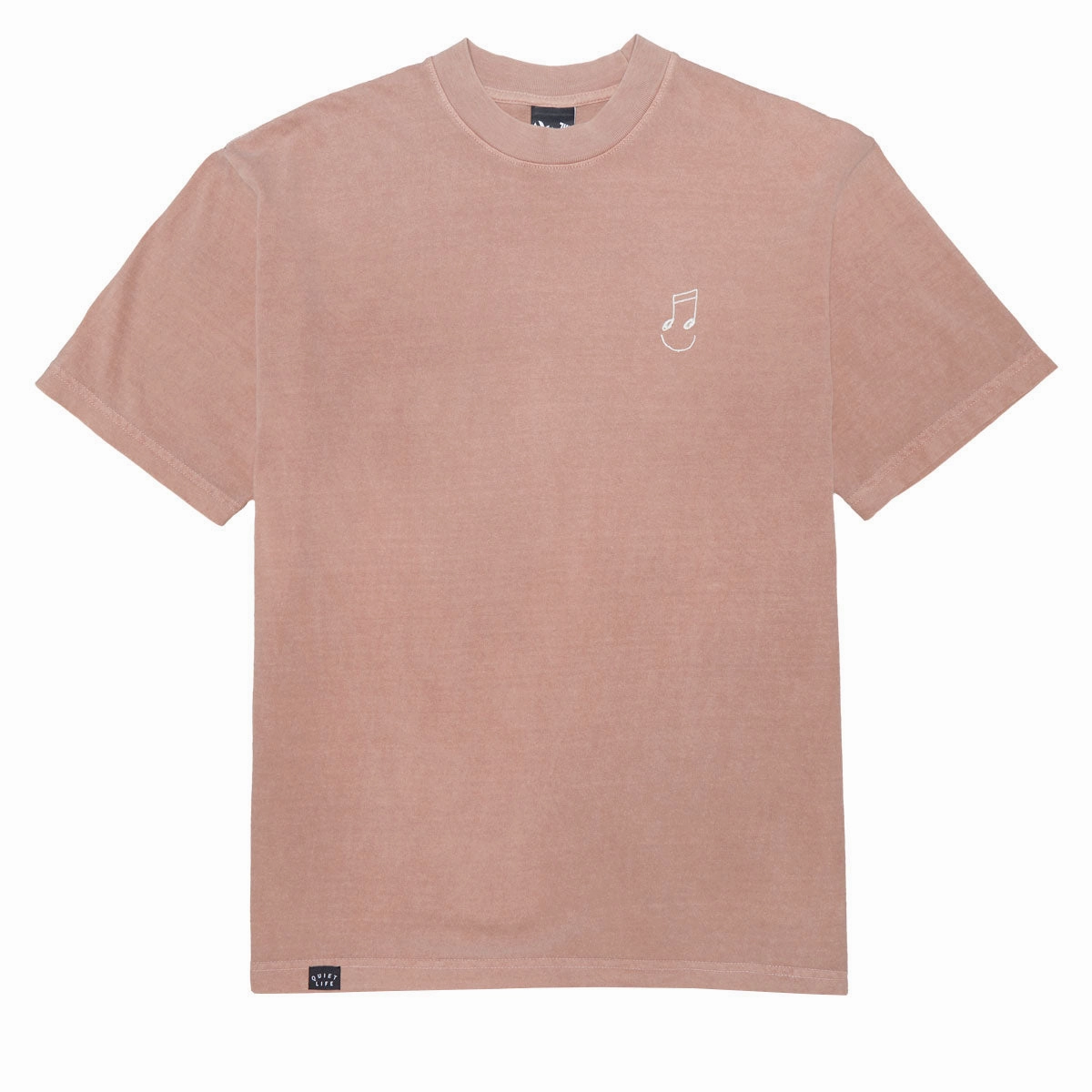 Magazines The Quiet Life Music Man Embroidered T-Shirt - Rose Quartz Games