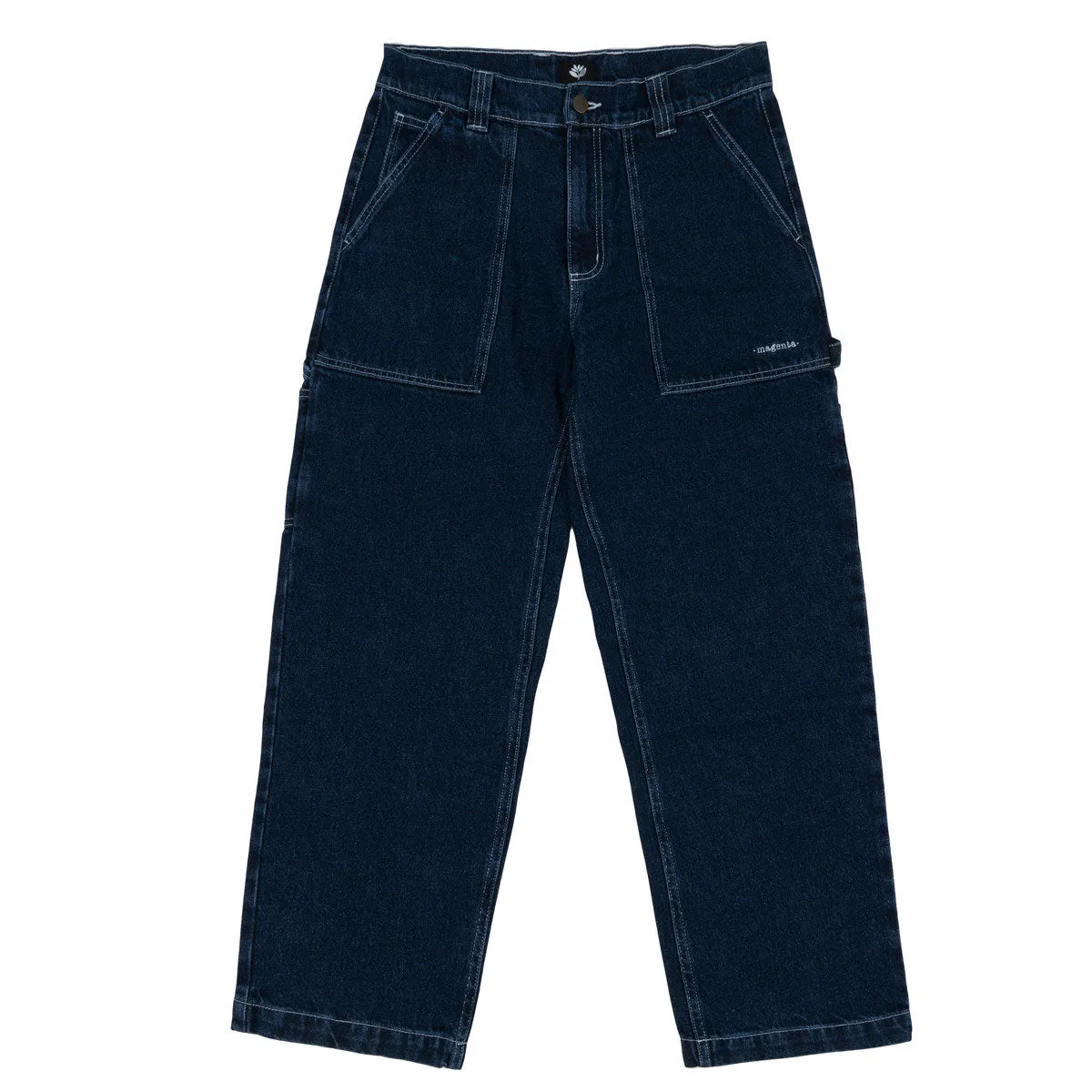 Magenta Atelier Denim Jeans - Blue Building Materials Chargers