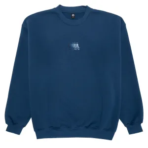 Magenta Sequence Crewneck Sweatshirt - Petrol Blue Anime Tops