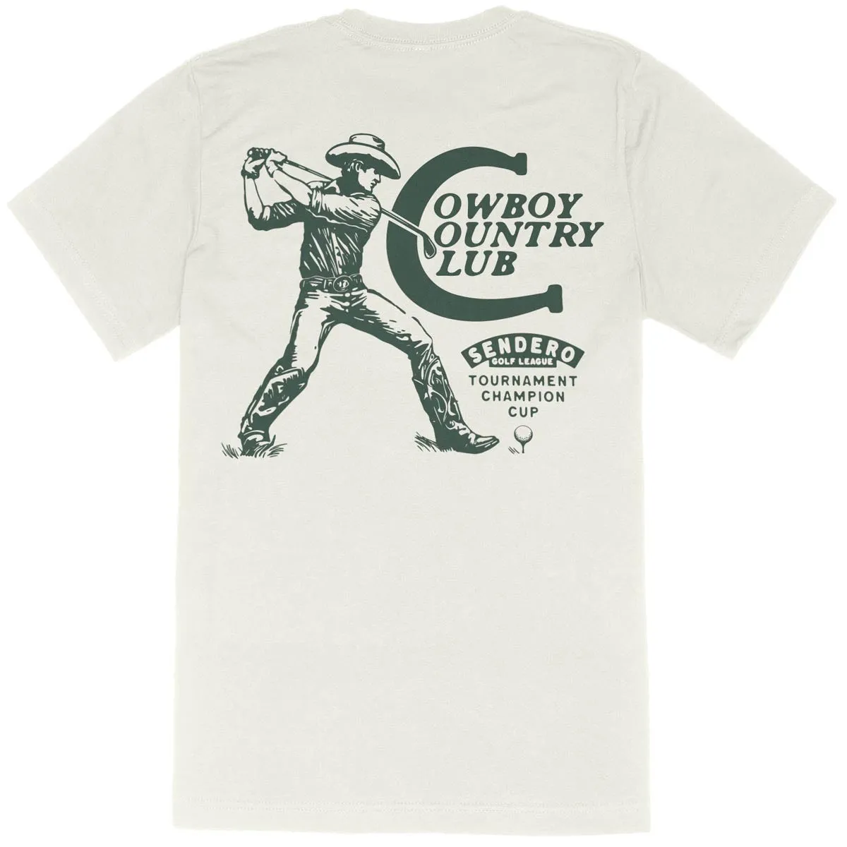 Magic: The Gathering Sendero Cowboy Country Club T-Shirt - Vintage White Entertainment