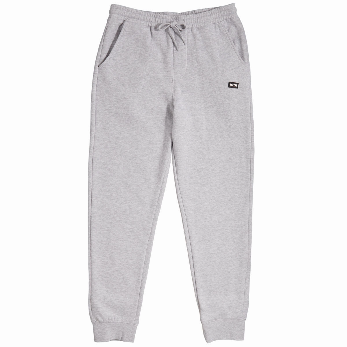 Makeup CCS Logo Rubber Patch Sweat Pants - Heather Grey Gym Wear