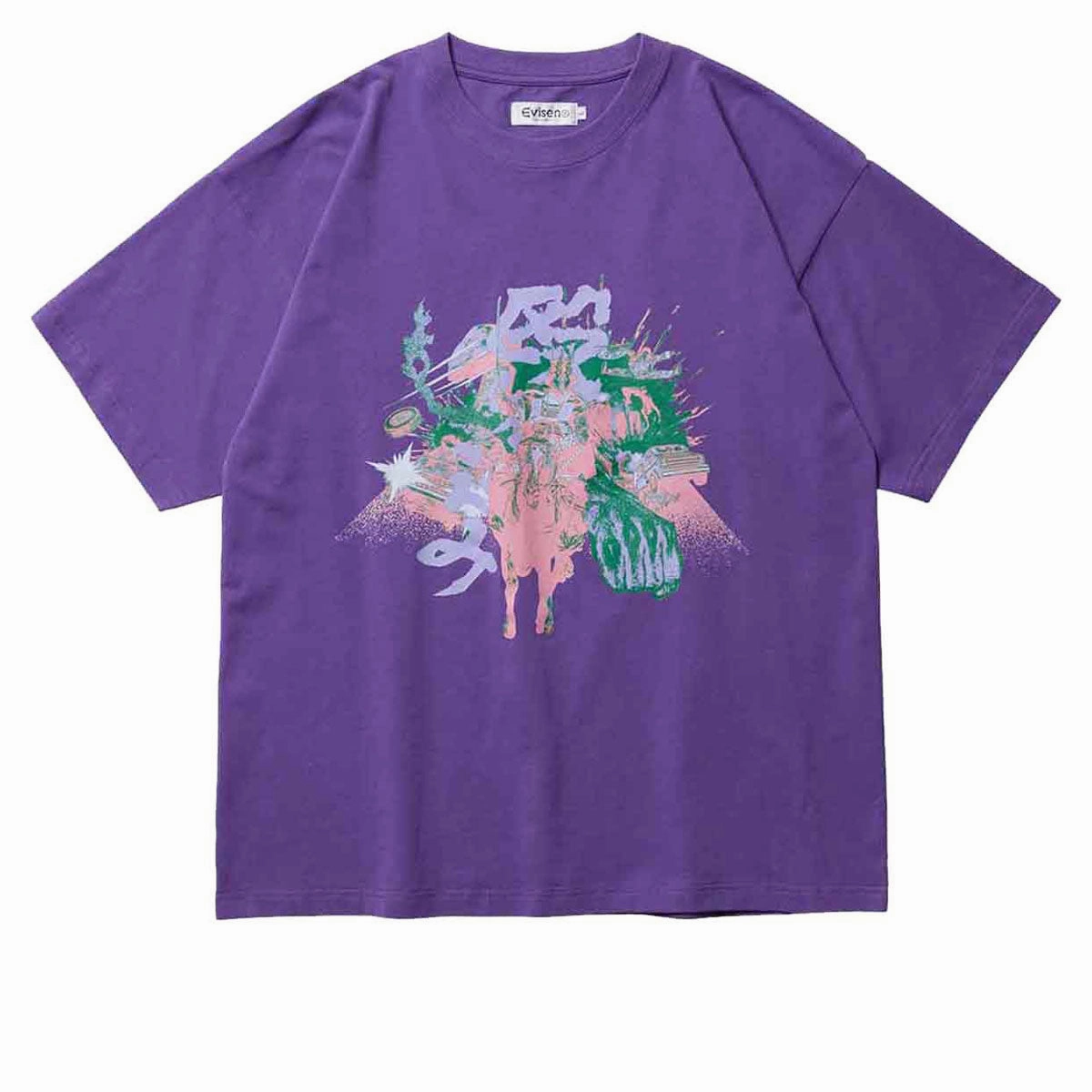 Makeup Removers Evisen Nagurikomi T-Shirt - Purple Stationery