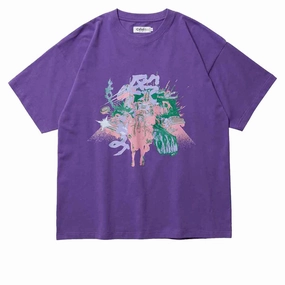 Makeup Removers Evisen Nagurikomi T-Shirt - Purple Stationery