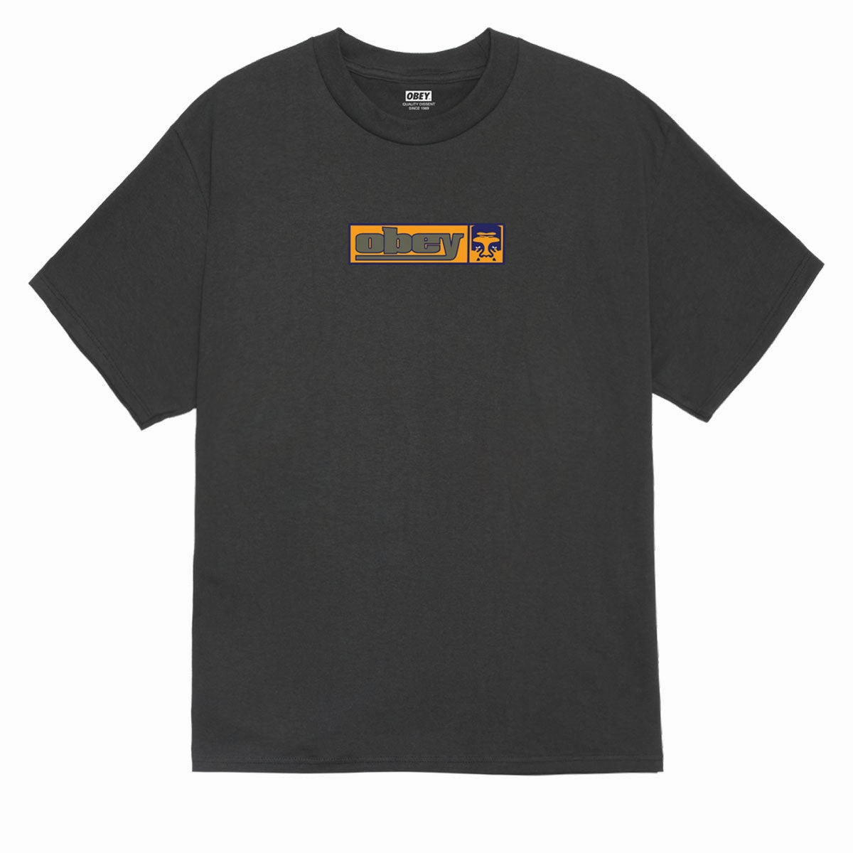 Manga Obey 90s Icon T-Shirt - Vintage Black Posters