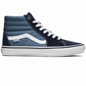 Manga Vans Skate Sk8-Hi Shoes - Navy/White Recycled Fabrics