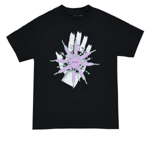 Maps Quasi Handsfree T-Shirt - Black Unisex Clothing