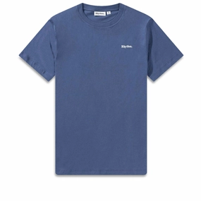 Maps Rhythm Brand T-Shirt - Navy Safety Gear