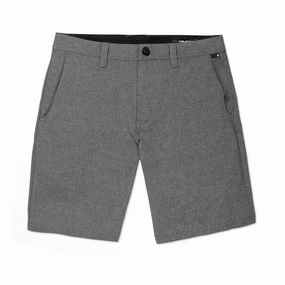 Maximalist Fashion Volcom Frickin Cross Shred Static 20 Shorts - Charcoal Heather 2025 Linen Apparel