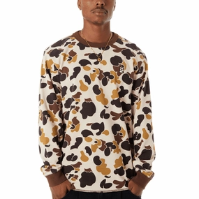 Medical Uniforms HUF Shrader Camo Long Sleeve Thermal Shirt - Duck Camo Party Supplies