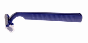 Medline Disposable Twin Blade Facial Razors Blue Case of 500