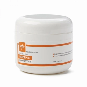 Medline Medseptic Skin Protectant Cream: 4 oz Jar, 24 Count