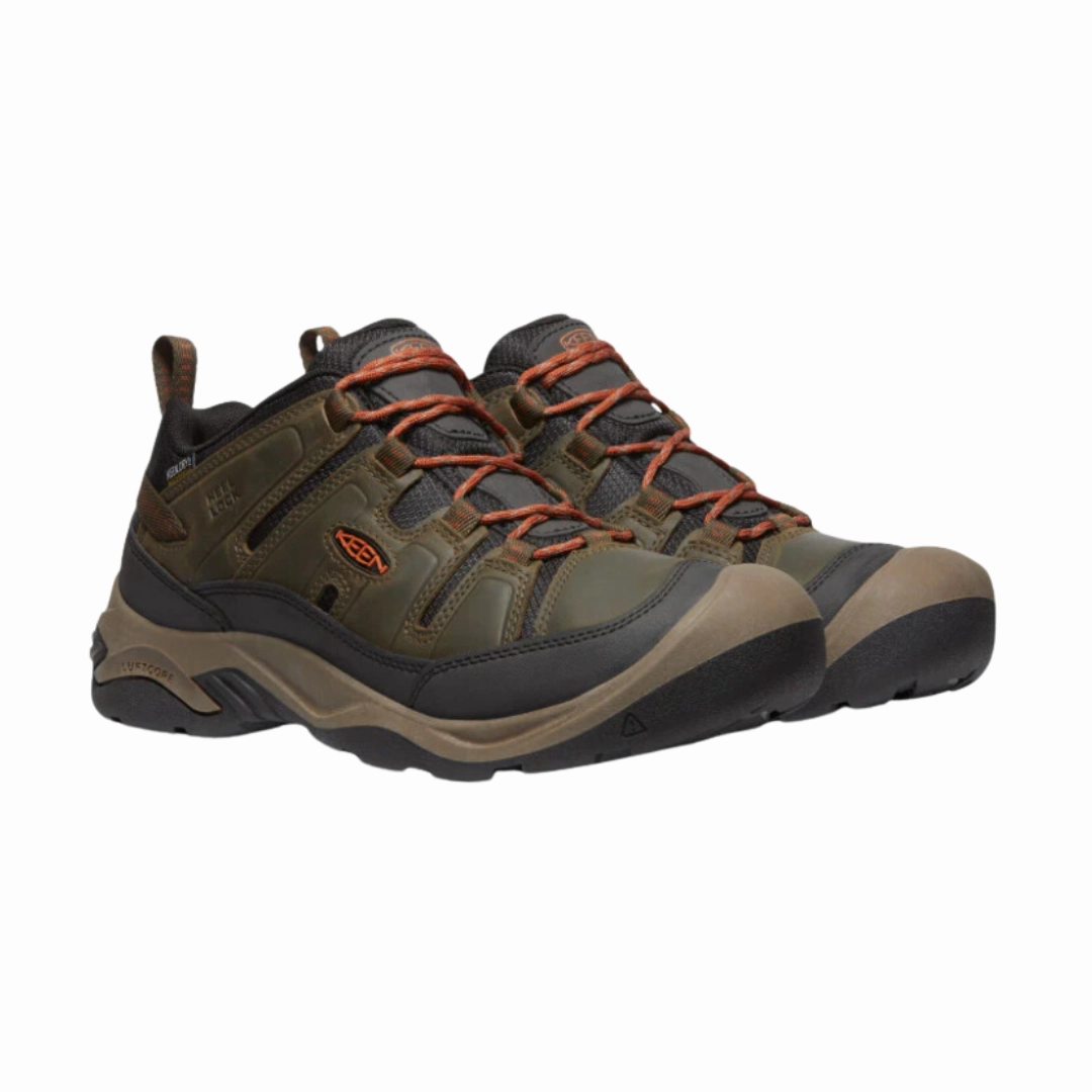 Men's Circadia Low Waterproof - Black Olive/Clay (Regular Width)