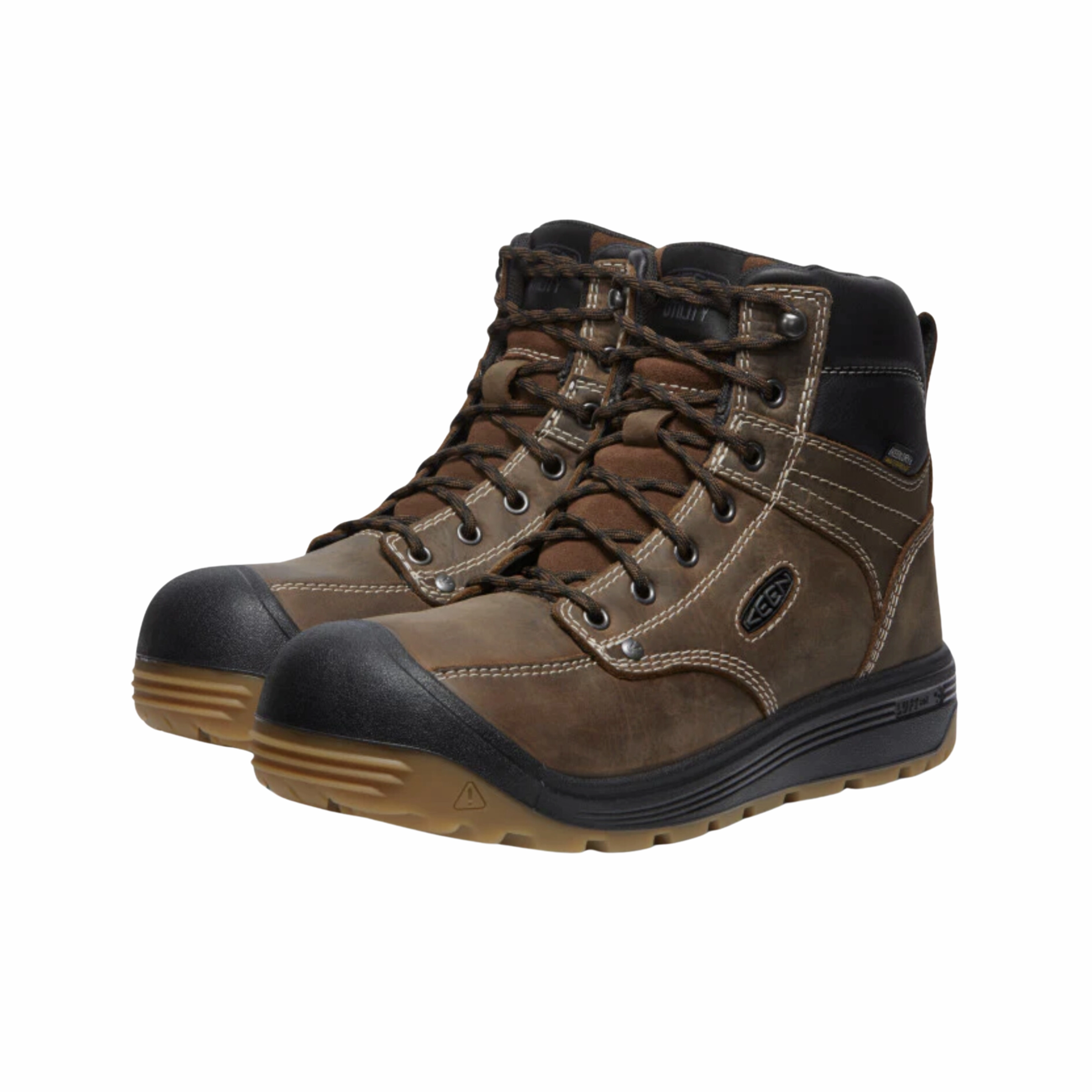 Men's Fort Wayne 6" Waterproof (Soft Toe) Boot - Dark Earth/Gum (Regular Width)
