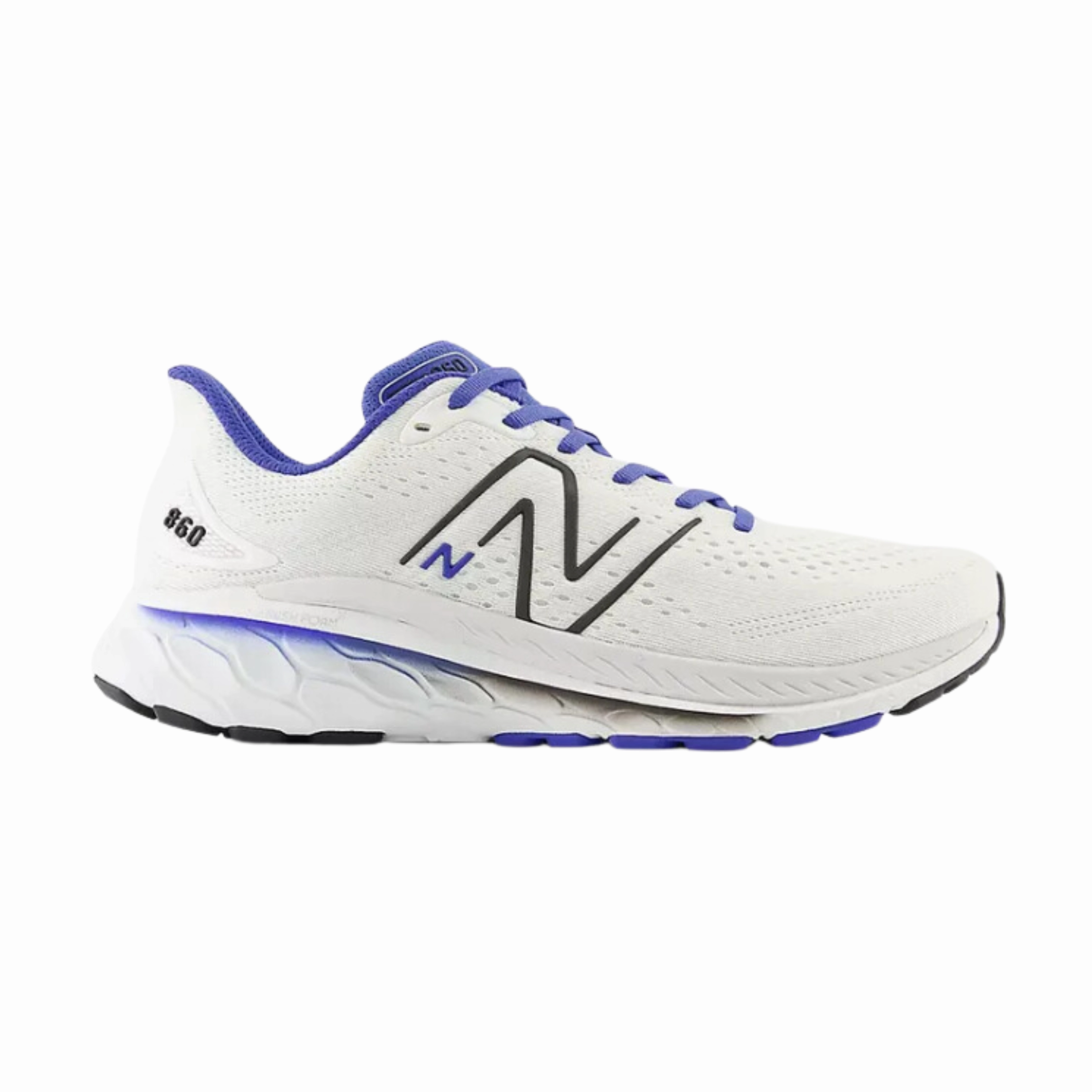 Men's Fresh Foam x 860v13 - White with Marine Blue (2E Width)