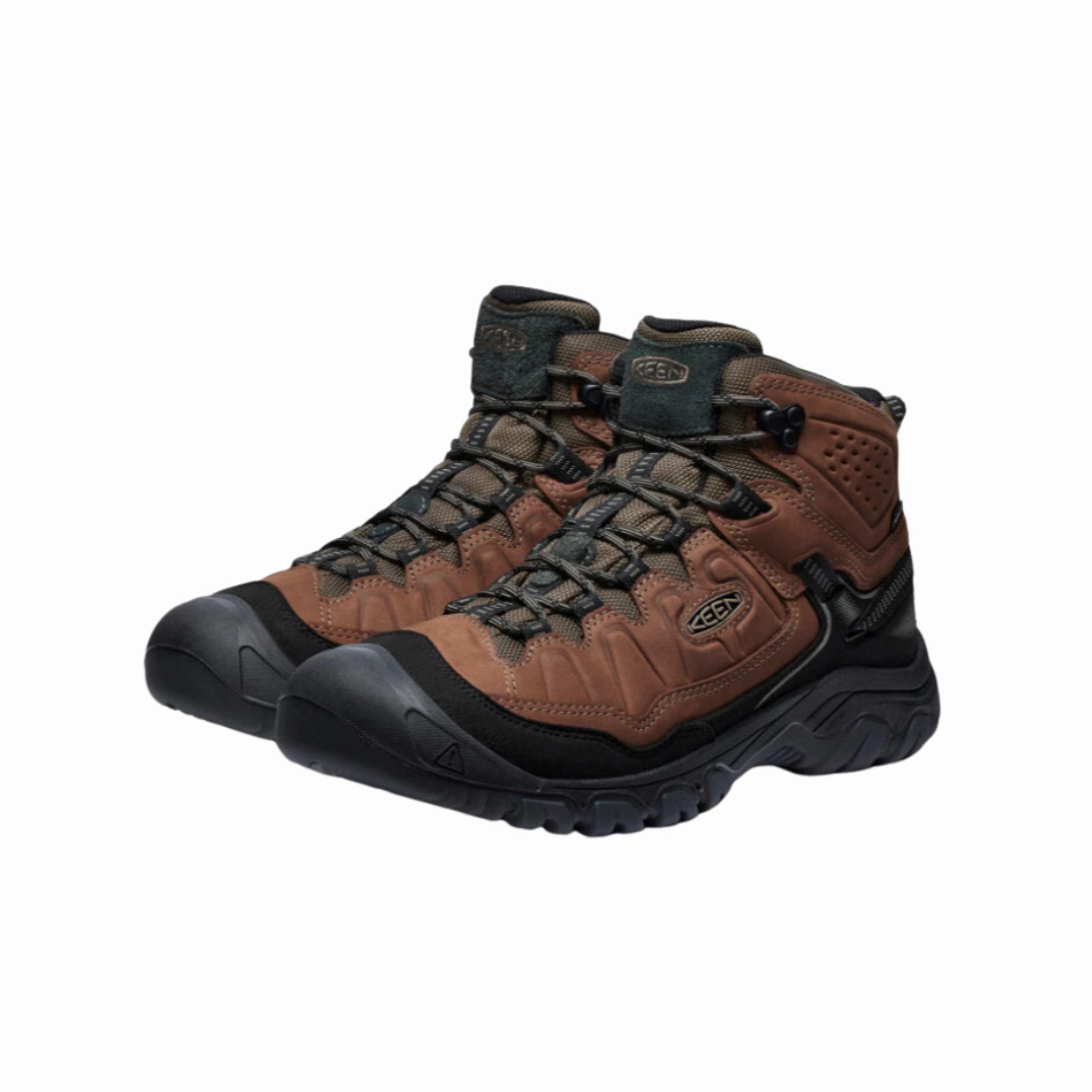 Men's Targhee IV Mid Waterproof - Bison/Black (Regular Width)