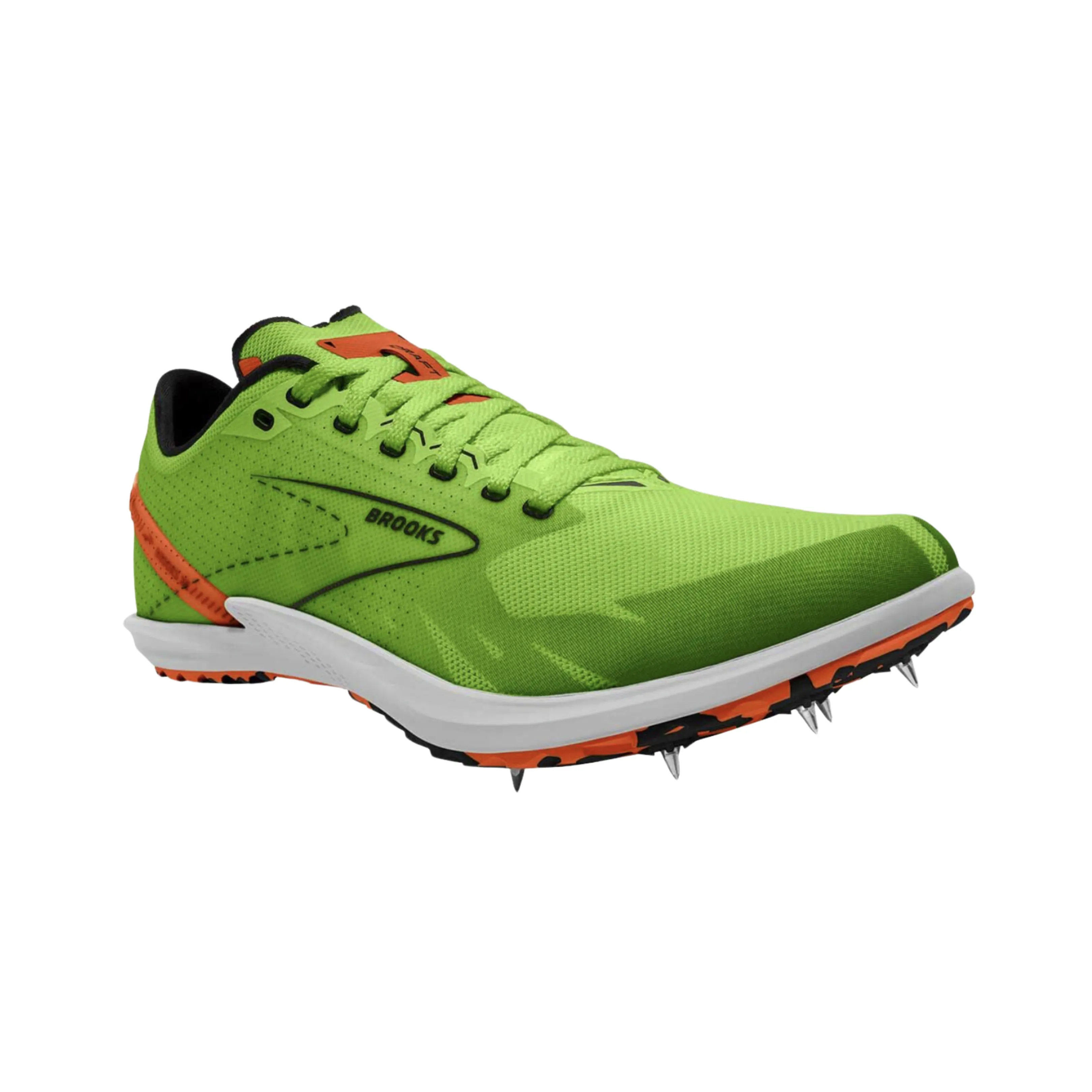 Men's Draft XC Spike  Green Gecko/Red Orange/White (D Width)