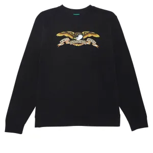 Men's Grooming Anti-Hero Eagle Sweatshirt - Black/Black Multi Color Print Cleaning Services