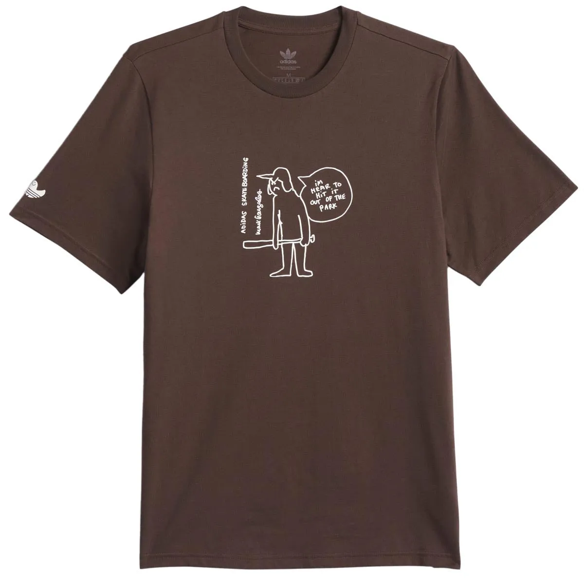 Merchandise Adidas Shmoo G 3 T-Shirt - Dark Brown/Core White Events