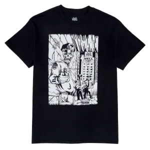 Metal Cop T-Shirt - Black Classic Styles Stationery