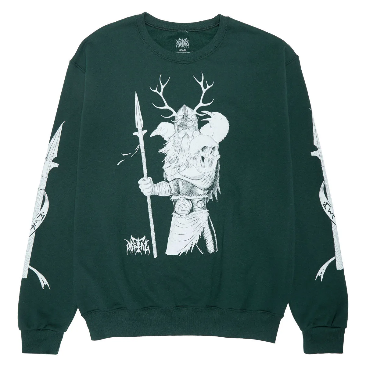 Metal Odin Fleece Sweatshirt - Forest Green Best Deals Hiking Boots
