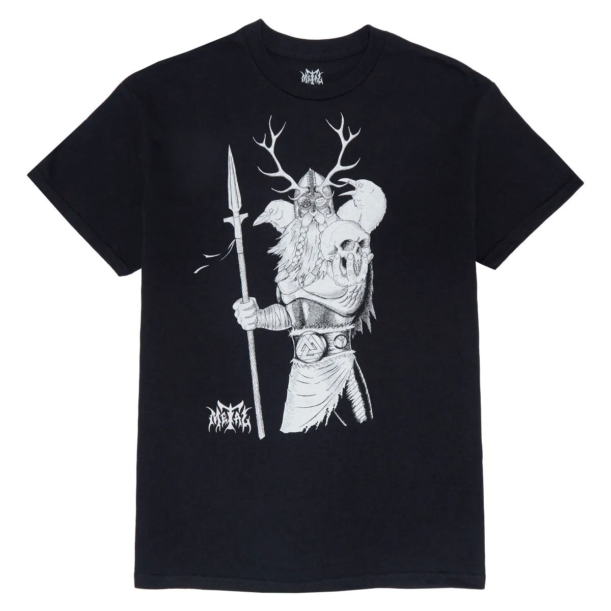 Metal Odin T-Shirt - Black Workwear Athletic Footwear