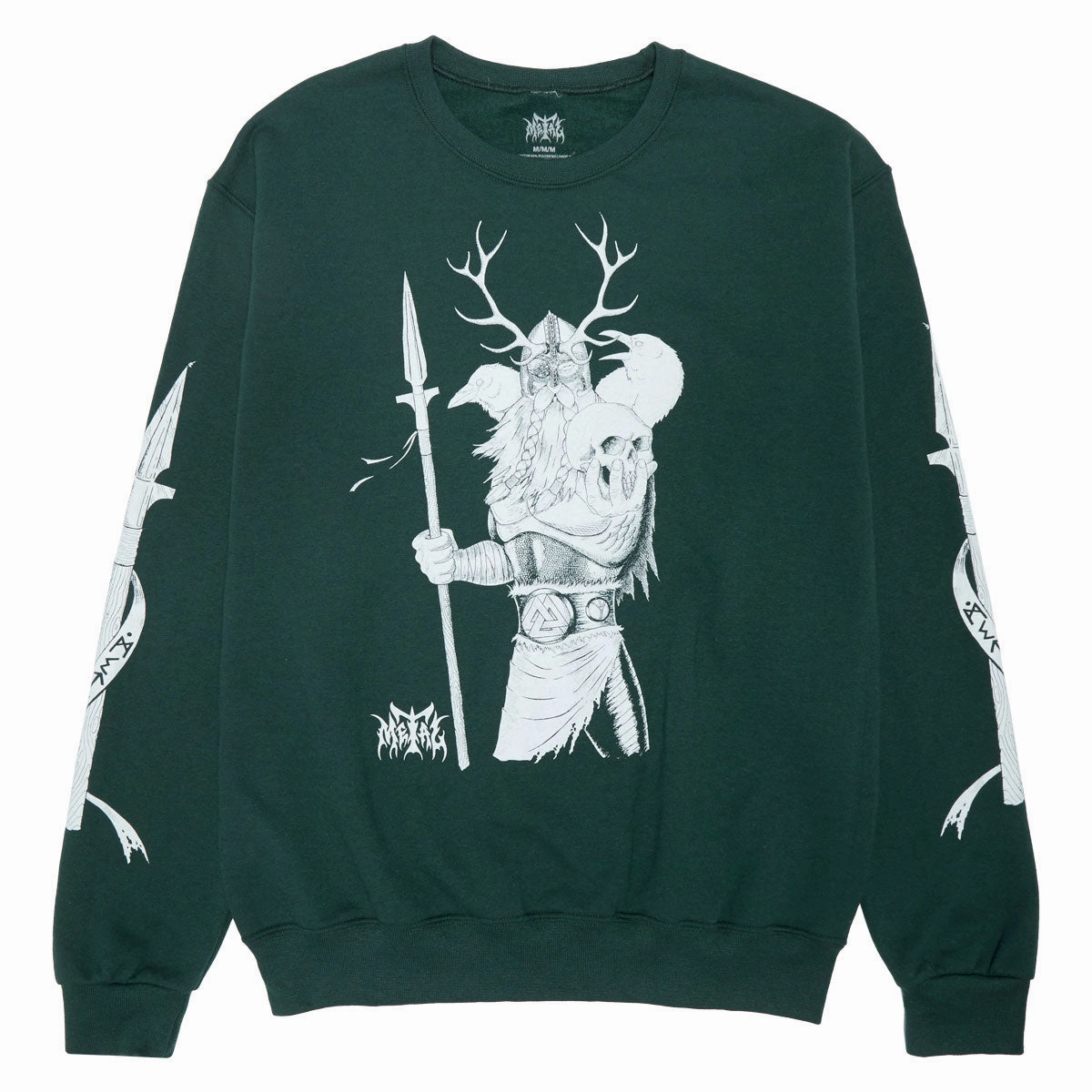 Metal Odin Fleece Sweatshirt - Forest Green Best Deals Hiking Boots