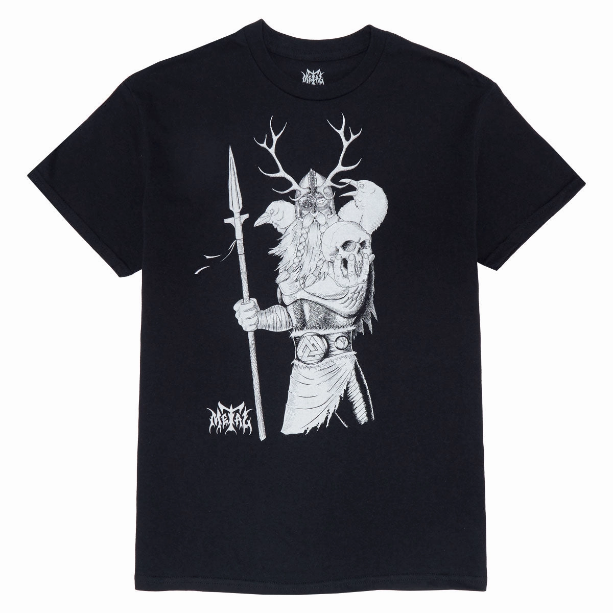 Metal Odin T-Shirt - Black Workwear Athletic Footwear