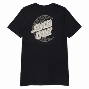 Model Kits Santa Cruz Womens Imprint Moon Dot Relaxed T-Shirt - Vintage Black Beverages