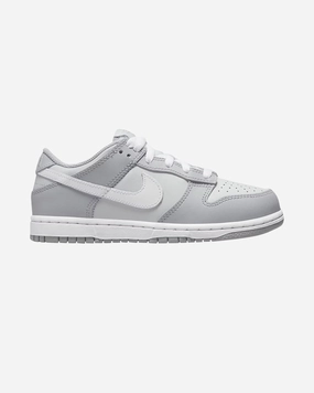Power Walk Worn Daily NIKE DUNK LOW TWO TONE GREY PRESCHOOL
