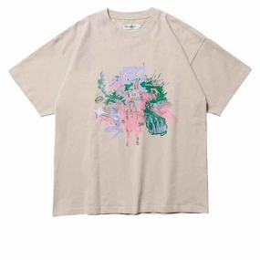 Modern Fashion Evisen Nagurikomi T-Shirt - Beige Razors