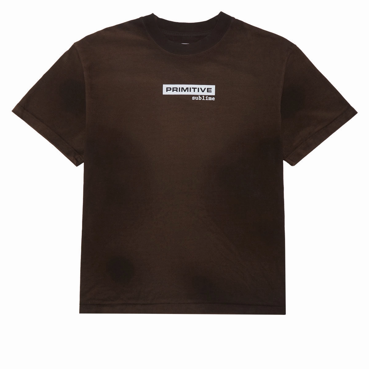 Modern Fashion Primitive x Sublime Dirty P T-Shirt - Brown Dish Soap