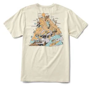 Motorcycle Gear Roark Road Trip Club T-Shirt - Ivory Tape