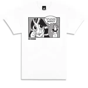 Movies Thrasher x Toy Machine Girlfriend T-Shirt - White Consoles